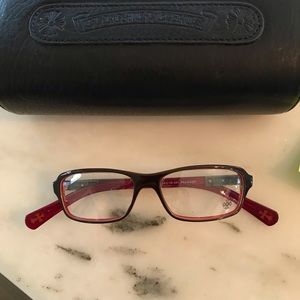 Chrome Hearts glasses dark red $260